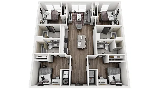 Floor plan Boulder A