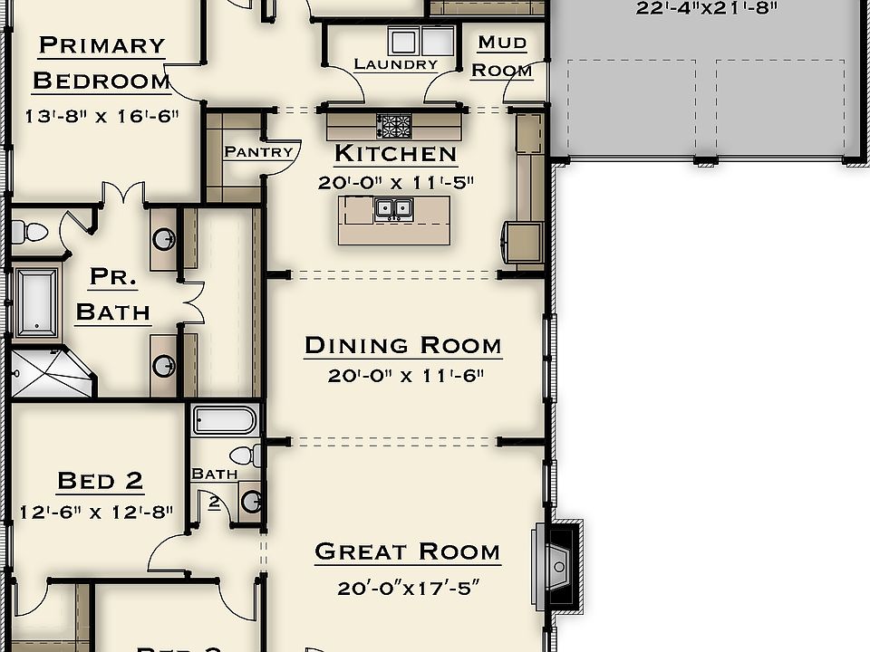 Mansfield Plan, The Brayfield SingleFamily Homes at Liberty Park Phase