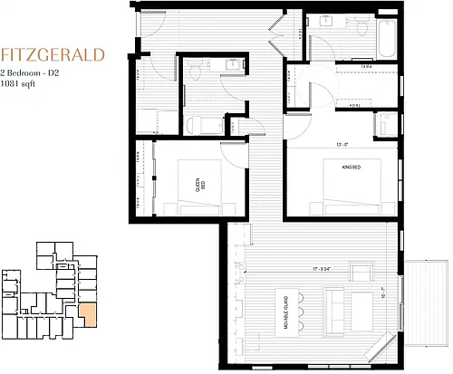 Floor plan Fitzgerald 2