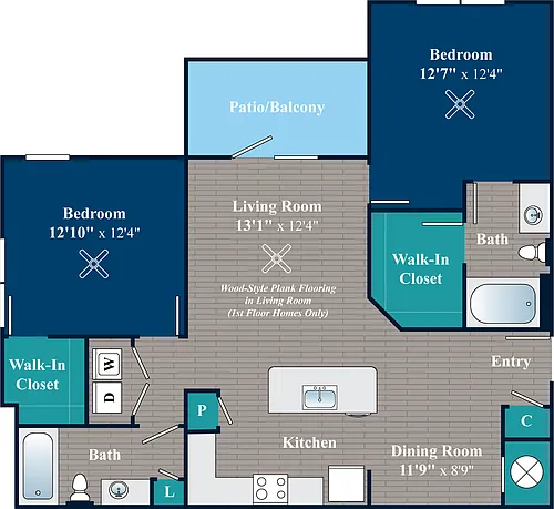 Floor plan Bennett