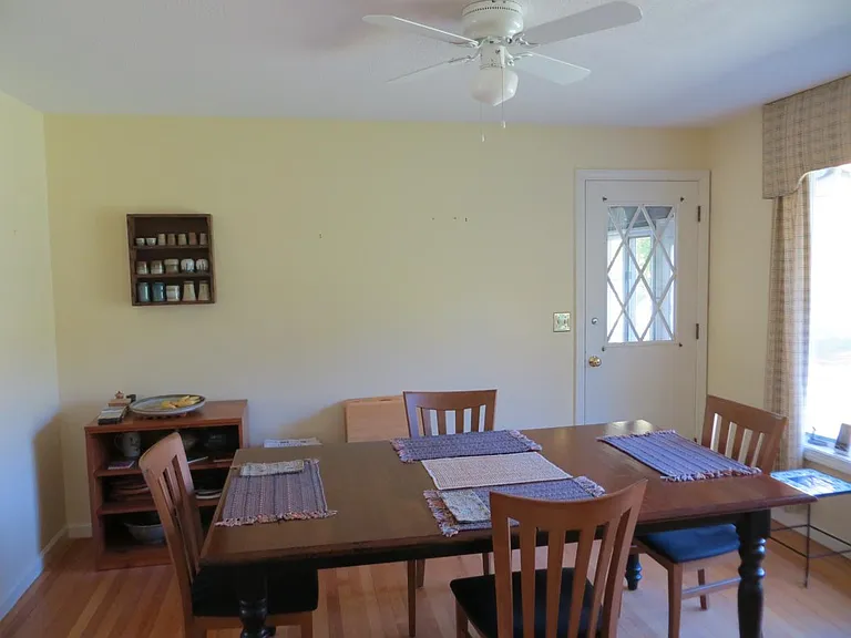 The dining room
