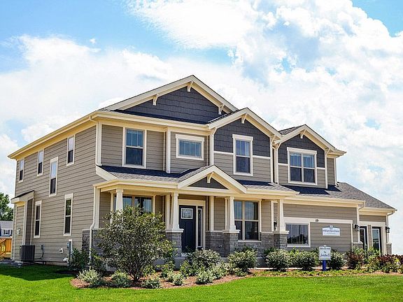 Jericho II Craftsman exterior Stonebridge model home by William Ryan Homes