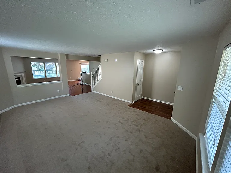 Front entry and large family room
