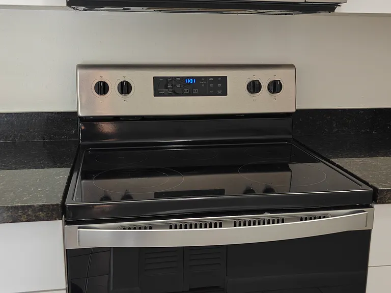 Stainless Stove, Oven, and Microwave