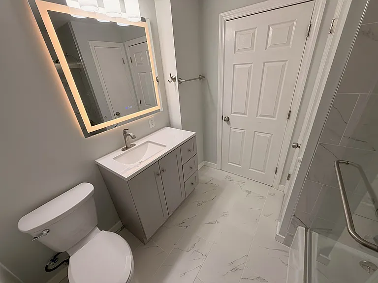 Fully renovated bathroom