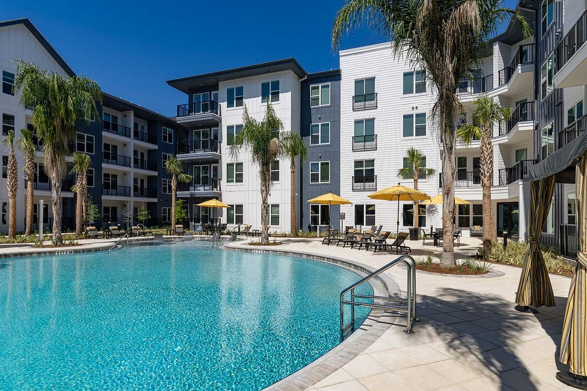 Experience upscale living with access to a stunning pool and relaxing amenities.