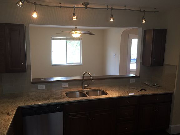 Kitchen facing Living Room