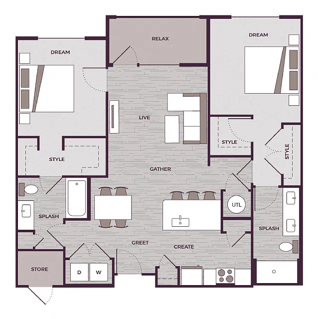 Floor plan B3M