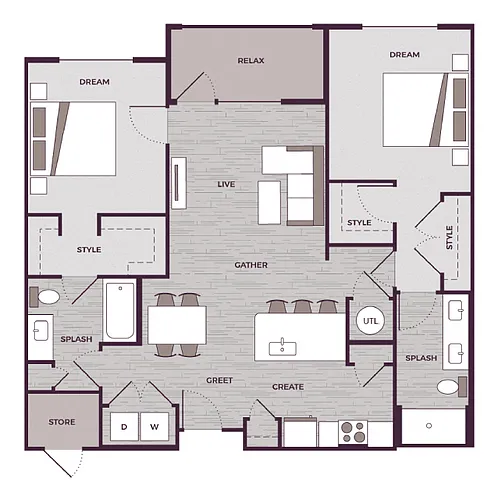 Floor plan B3M