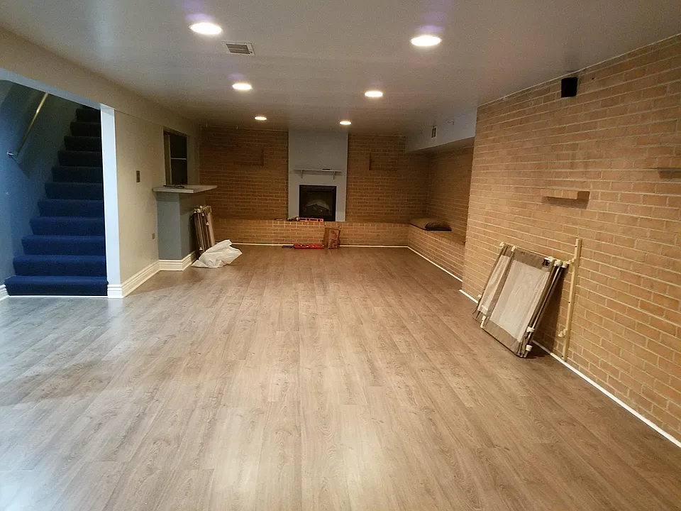 Full finished basement.