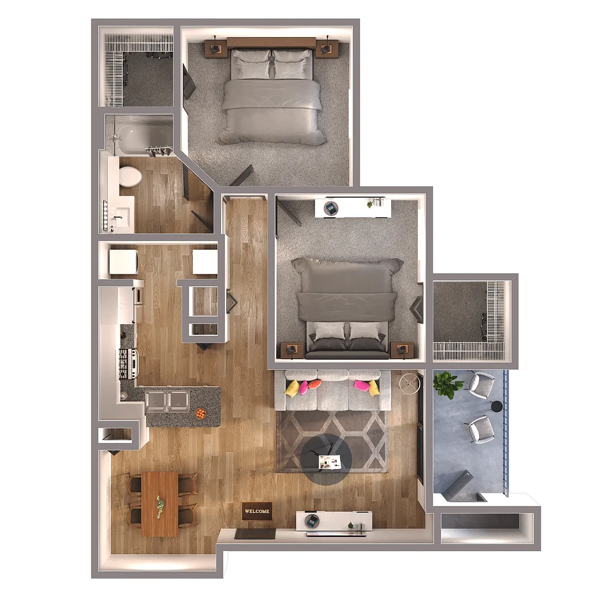 Floor plan B1