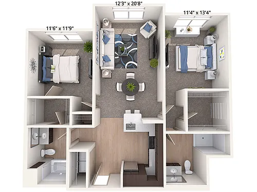 Floor plan B10-K-Esp