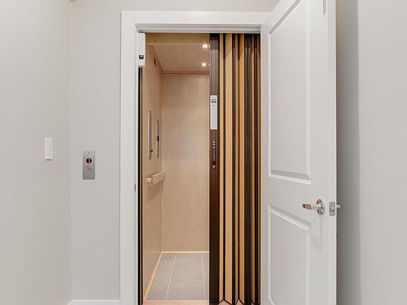 Private elevator in unit makes move-in easy! Elevator accesses ground floor (garage & entry), main floor (kitchen/living) and second floor (bedrooms).