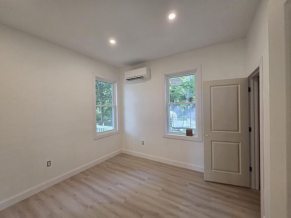 Large bedroom easily fits a king size bed