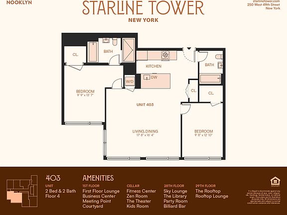 2nd image of 250 W 49th St #5403