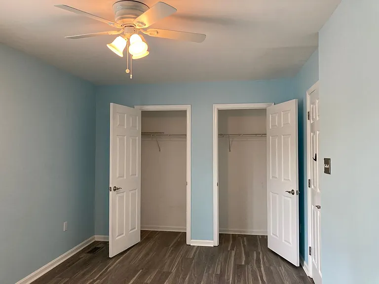 2nd floor front bedroom double closets
