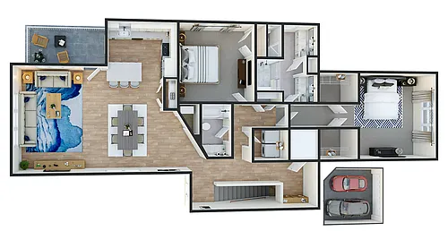 Floor plan Bramble