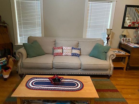 front wall of living room