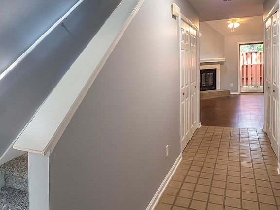 Front entry to Living room and stairs to bedrooms