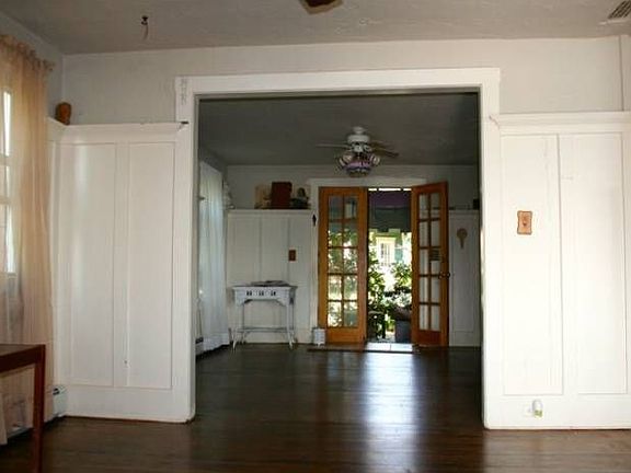 Living room into dining r