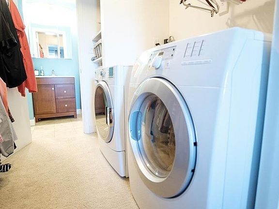 Washer & Dryer in the unit