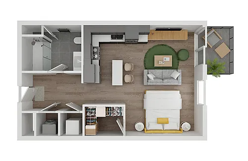 Floor plan Studio 03