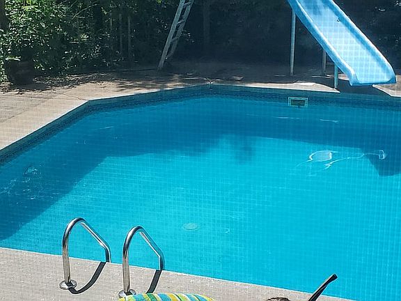 In Ground Pool with slide