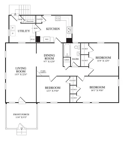 Floor plan 4 BR
