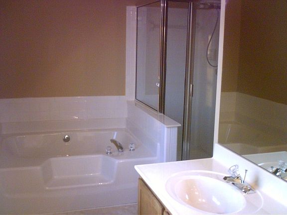 Garden Tub And Shower Stall in Master Bath