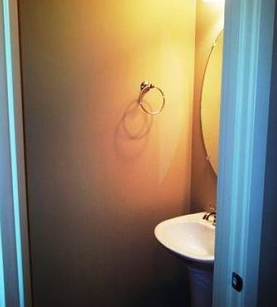 Main floor half bathroom