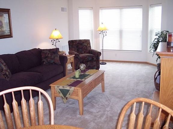 Living Room With Bay Wind