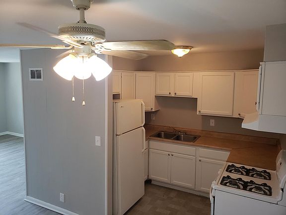 Kitchen view from dining room.