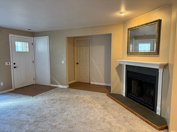 Living room with NEW carpet