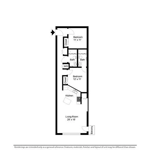 Floor plan Suite Style A & B