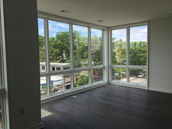 Photo taken before installation of mechanical Hunter-Douglas