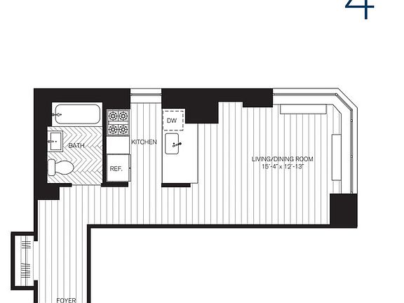 2nd image of 345 E 94th St APT 26F