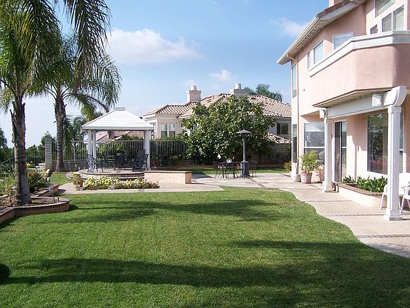 Back yard landscaped