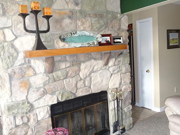 Custom Fireplace in the living room