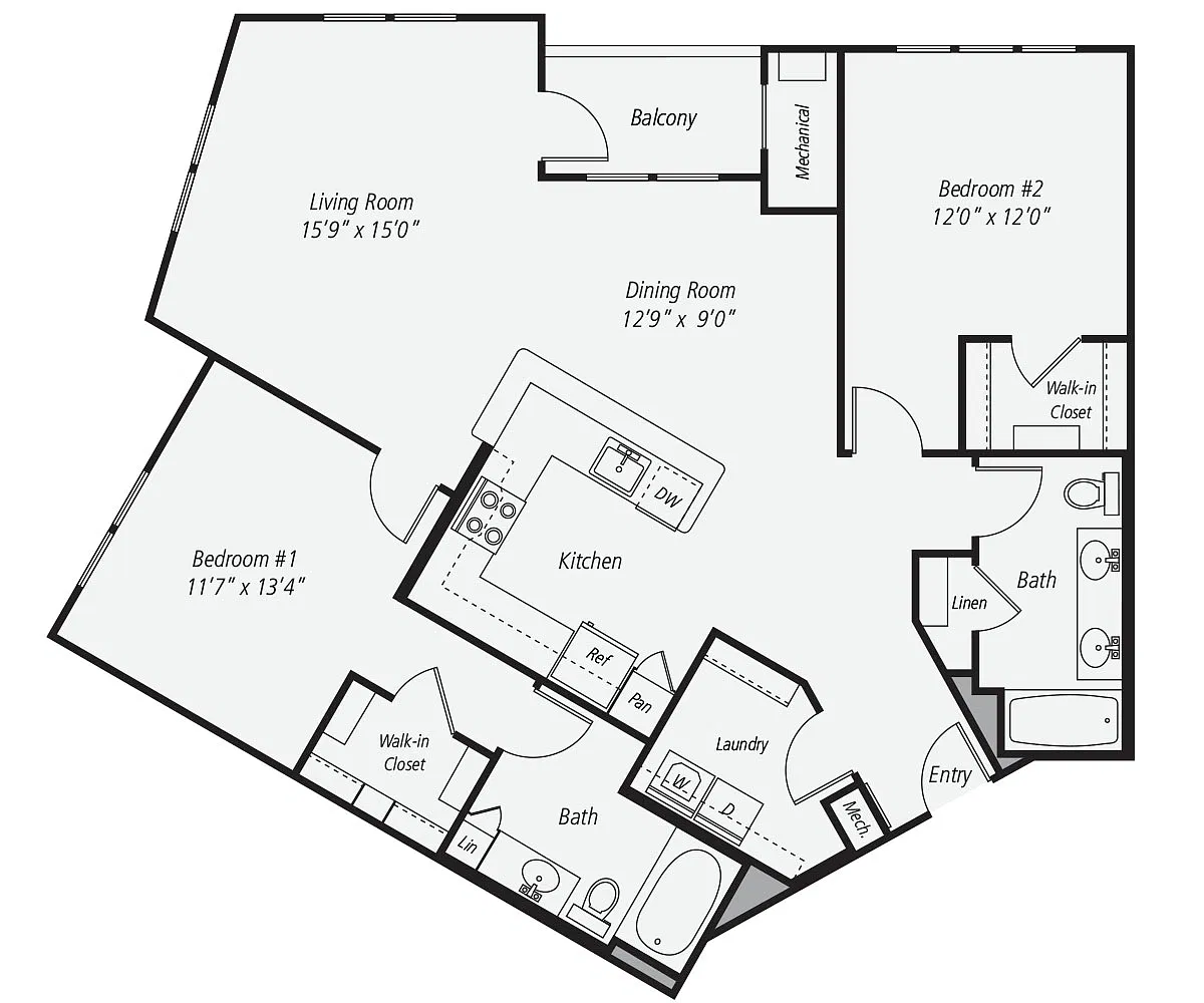 Floor plan B15-1404