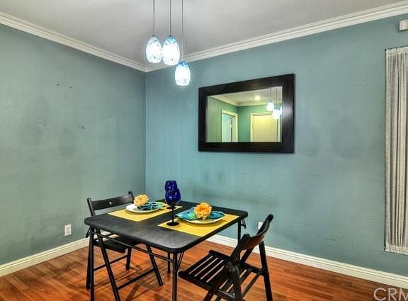 Close up of dining area