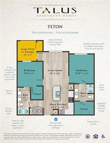 Floor plan Teton