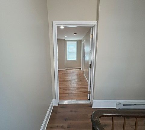Top of staircase/apartment door