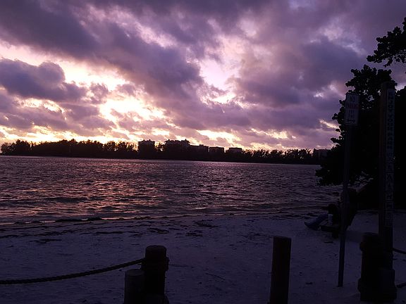 Shell Beach Sunset over Lido