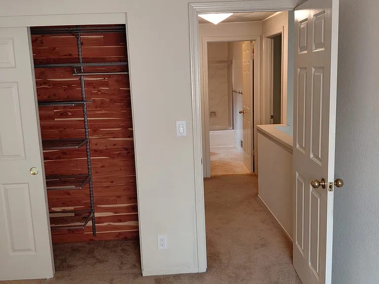 View from #3 Bedroom past Landing into Bathroom
