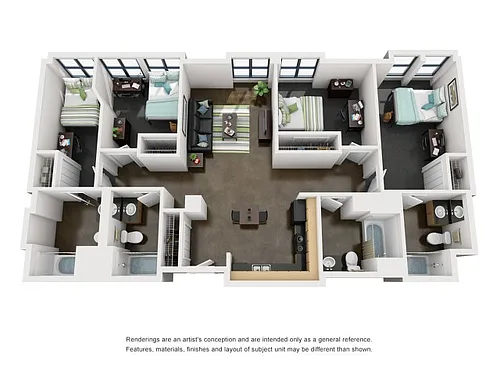 Floor plan Monroe