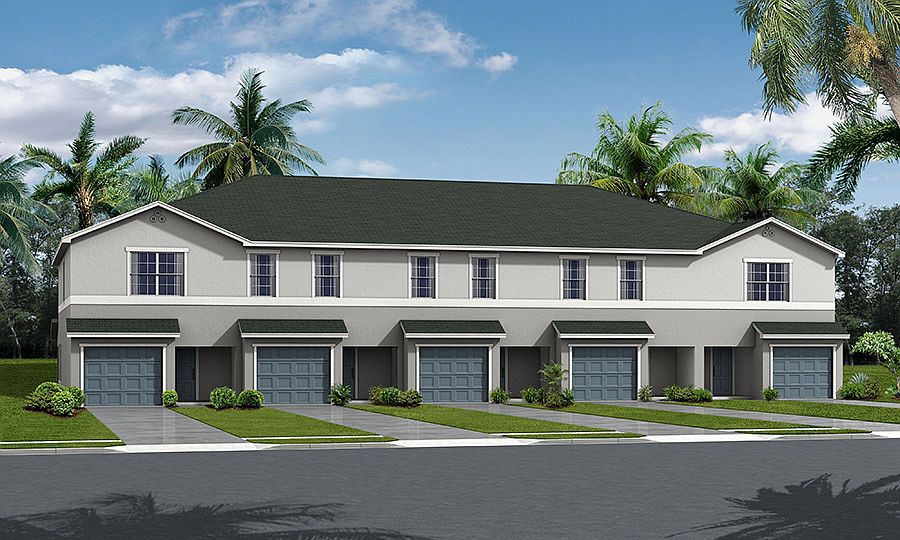 Brand-new 3-bedroom townhome for sale in St. Cloud, FL