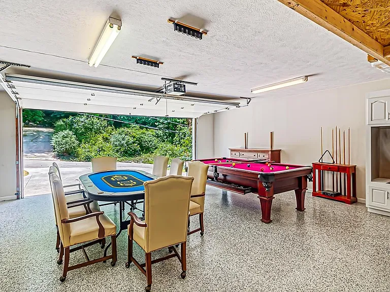 In your free time, you can play at our pool and card tables!