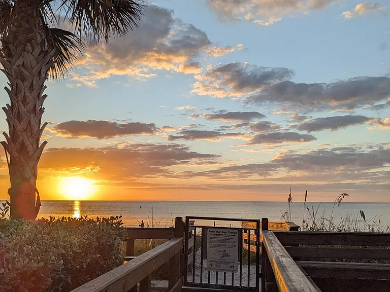 Private beach access