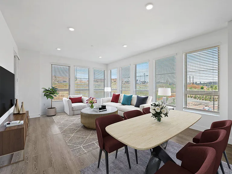 Discover open concept floor plans, perfectly designed to accommodate a stylish dining area for all your gatherings.