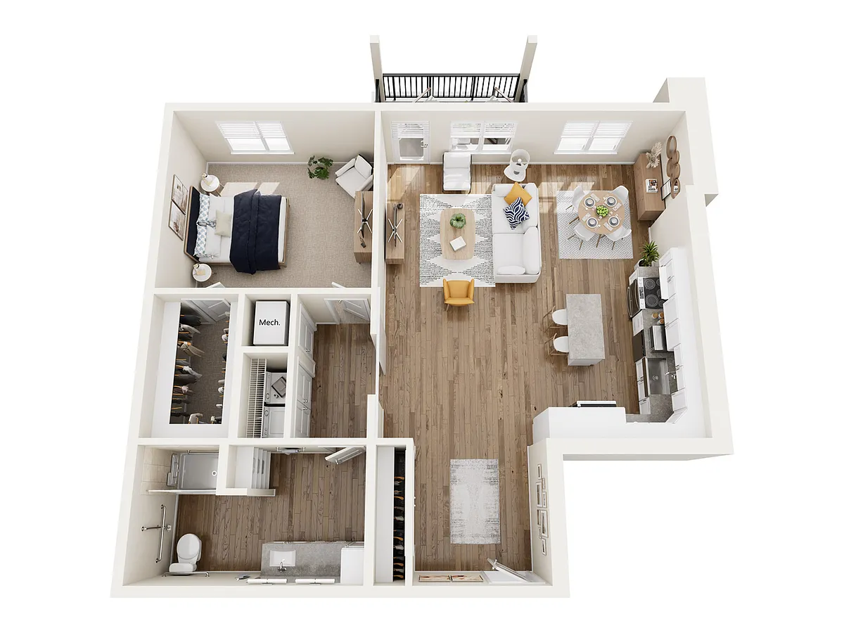 Floor plan A3B